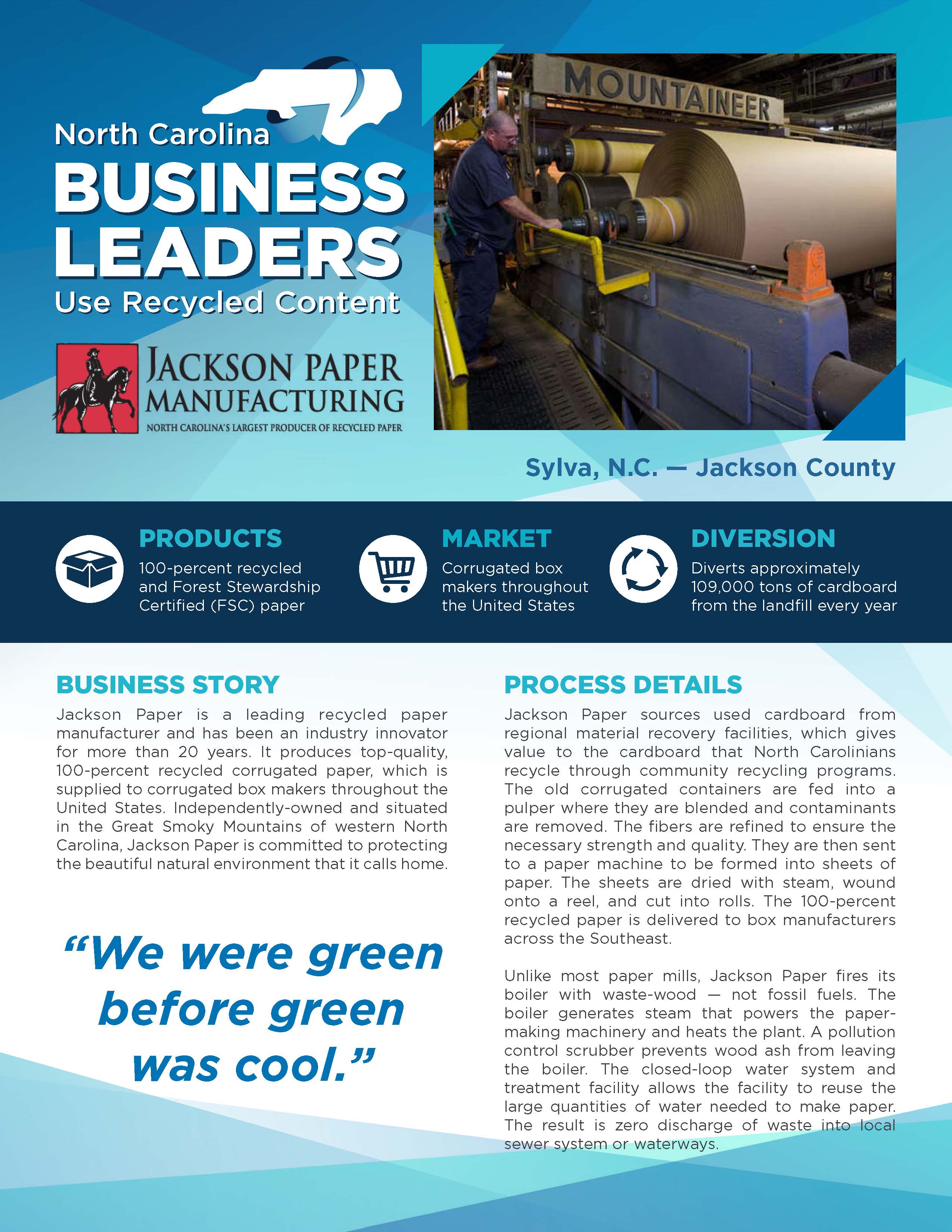 WRP Business Profiles Jackson Paper Page 1